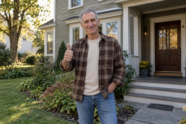 Person giving a thumbs up